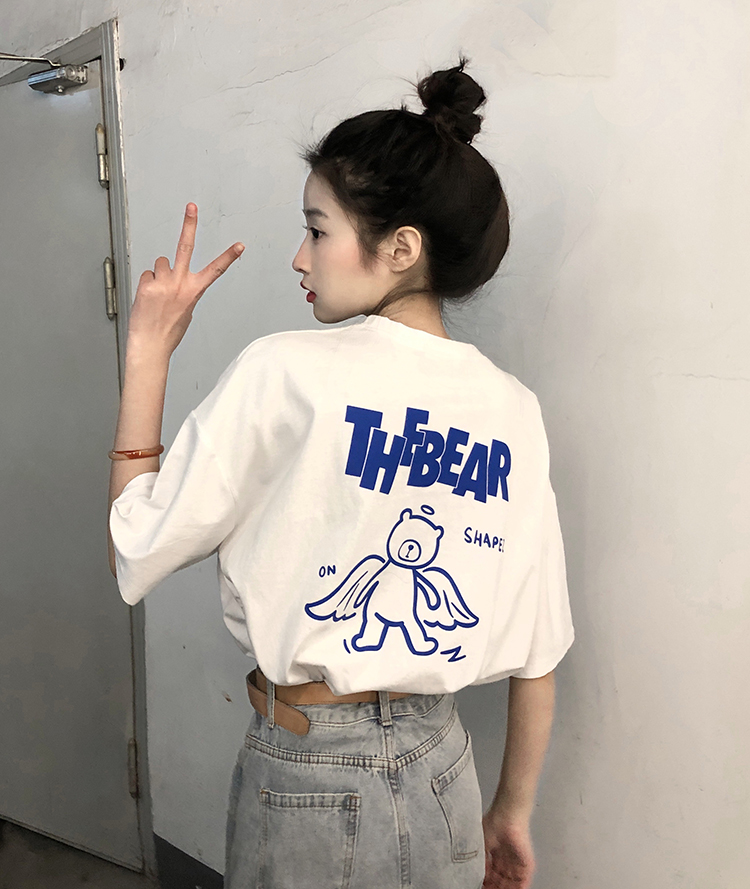 Cartoon unique tops short sleeve T-shirt