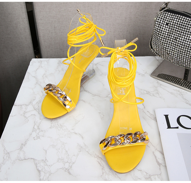 Summer sandals Korean style high-heeled shoes for women