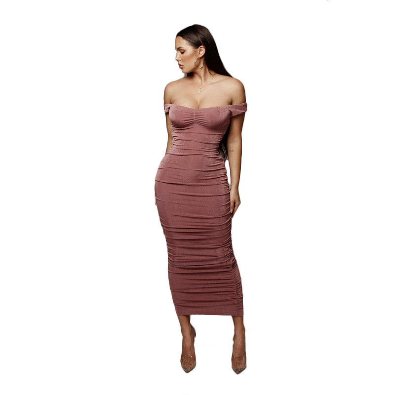 Summer sexy dress strapless formal dress for women