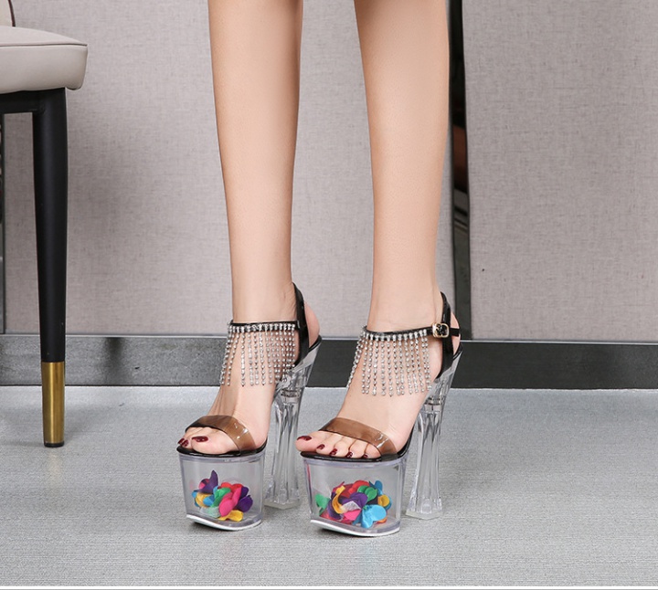 Sexy thick crust slippers antiskid thick platform for women