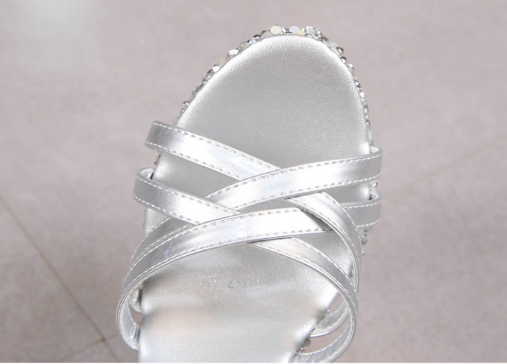 High-heeled Korean style sandals open toe shoes for women