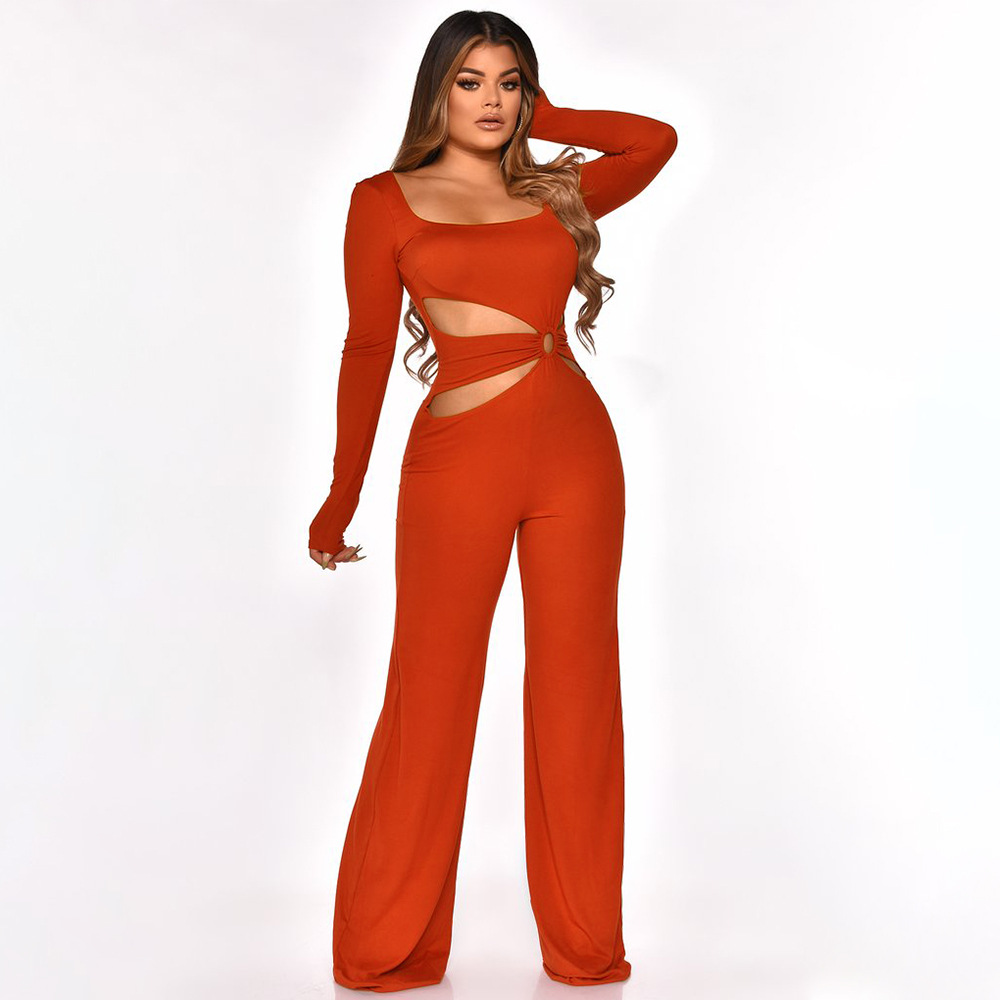 Autumn and winter pure European style jumpsuit for women