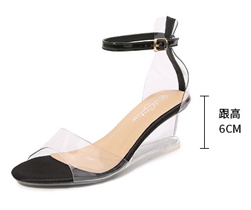 Transparent simple all-match sandals for women