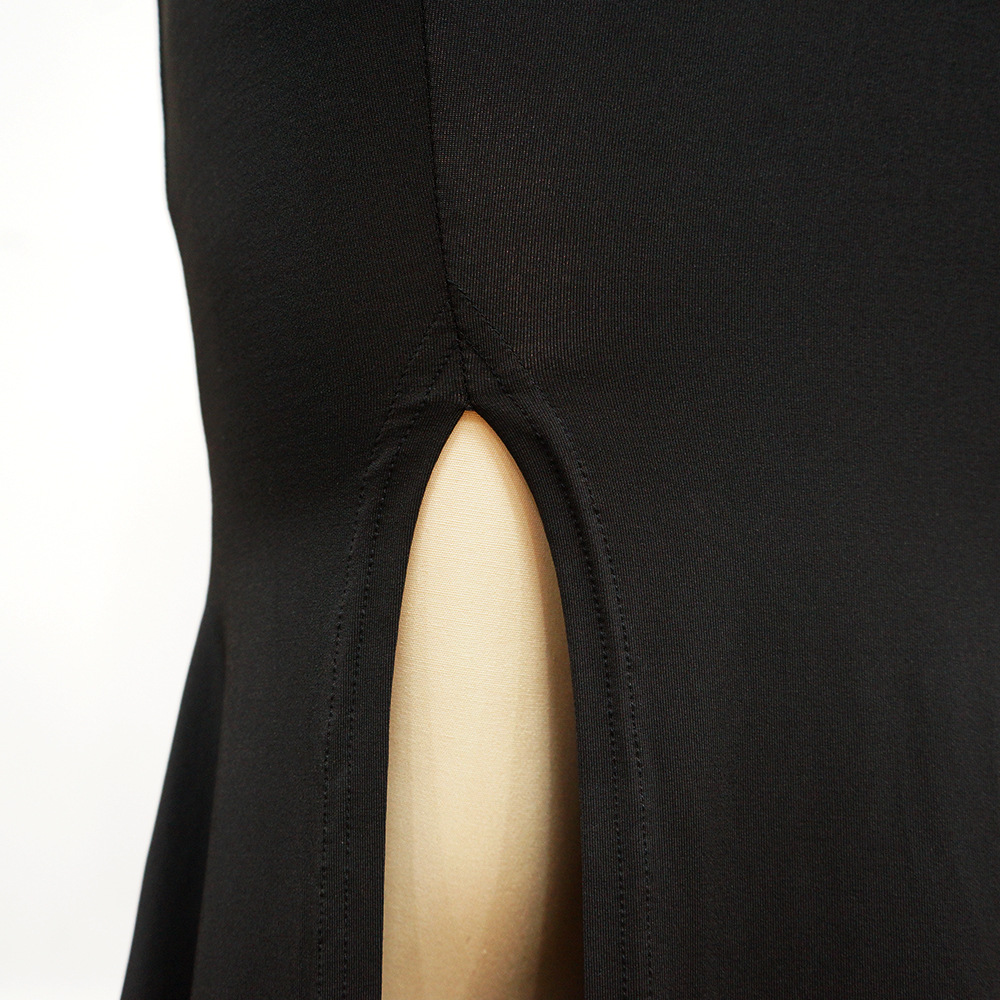 Split long dress package hip dress for women
