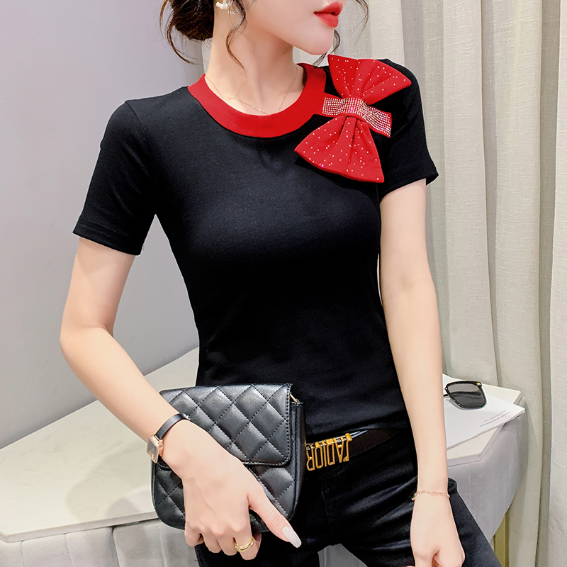 Conventional small shirt Korean style T-shirt for women