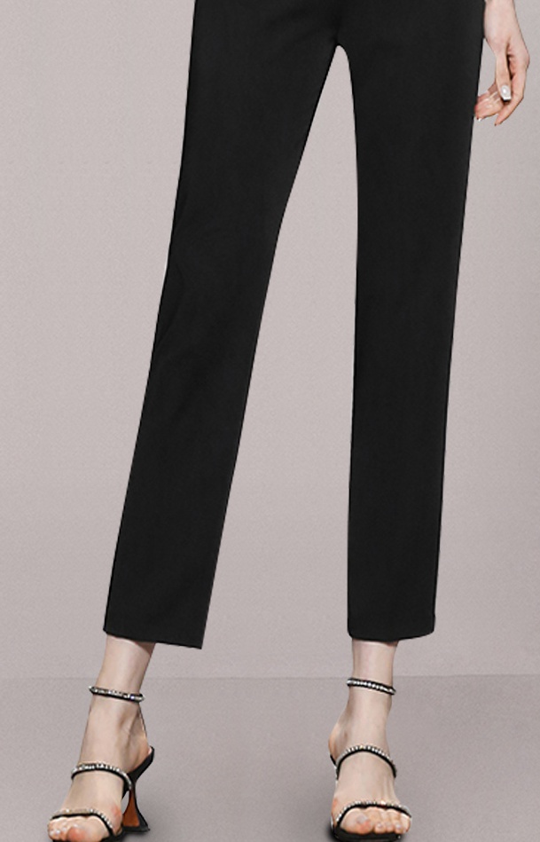 Fashion black pants temperament nine pants