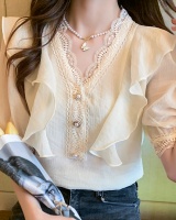 Summer tops Korean style chiffon shirt for women