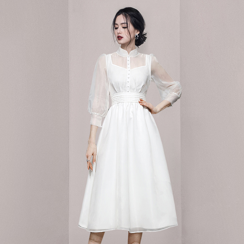 Autumn Sexy underwear lantern sleeve dress for women