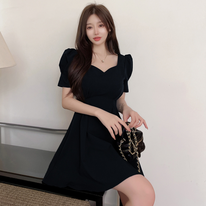 Summer France style dress slim formal dress for women