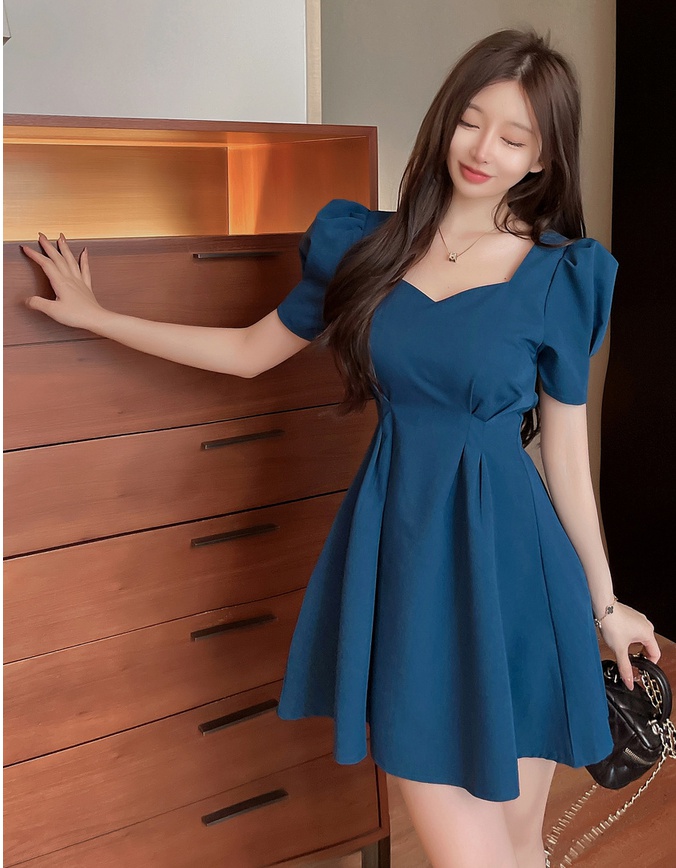 Summer France style dress slim formal dress for women