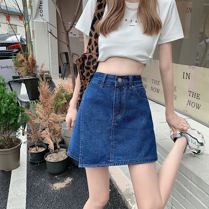 Large yard anti emptied pants fat slim skirt for women