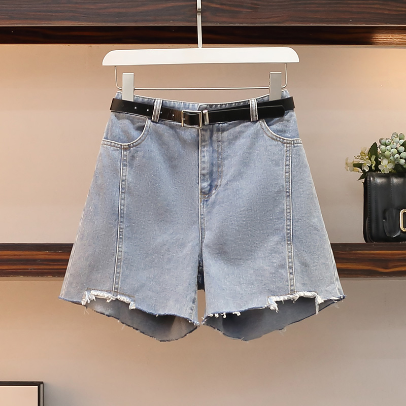 Fashion loose short jeans slim shirt 3pcs set for women