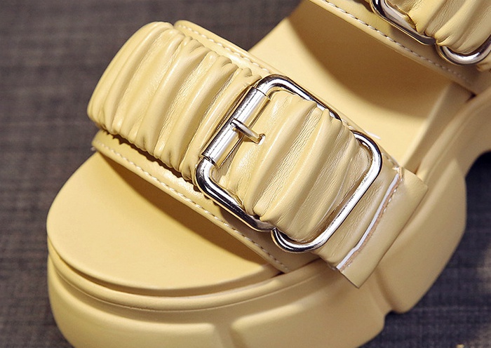 Fold high-heeled fashion summer sandals for women