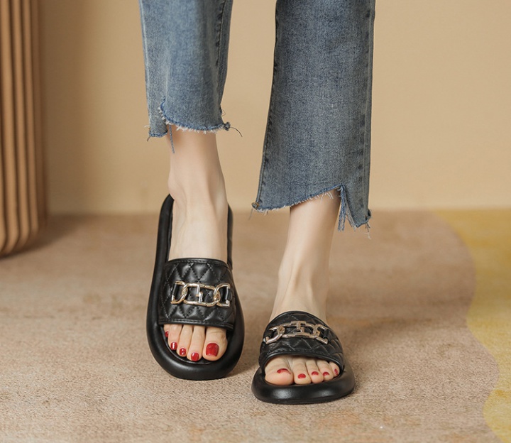 Thick crust tender summer slippers for women