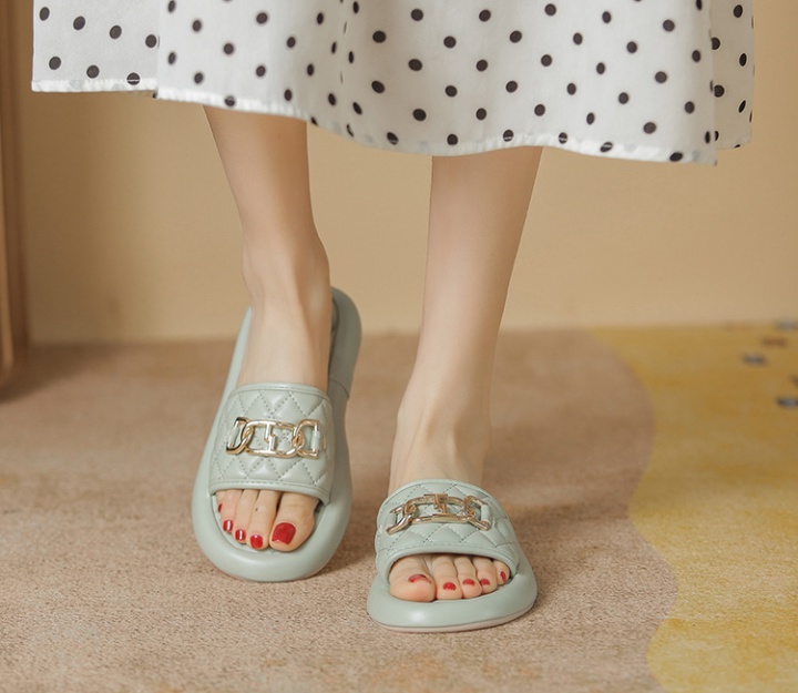 Thick crust tender summer slippers for women