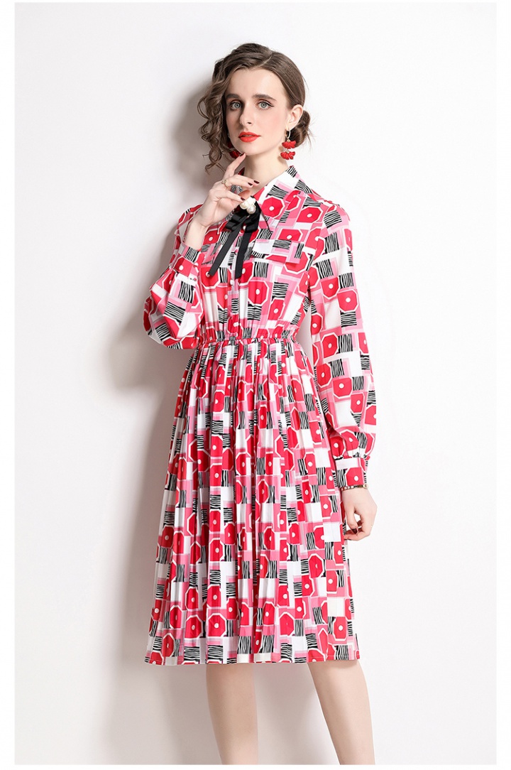 Floral Western style temperament light dress