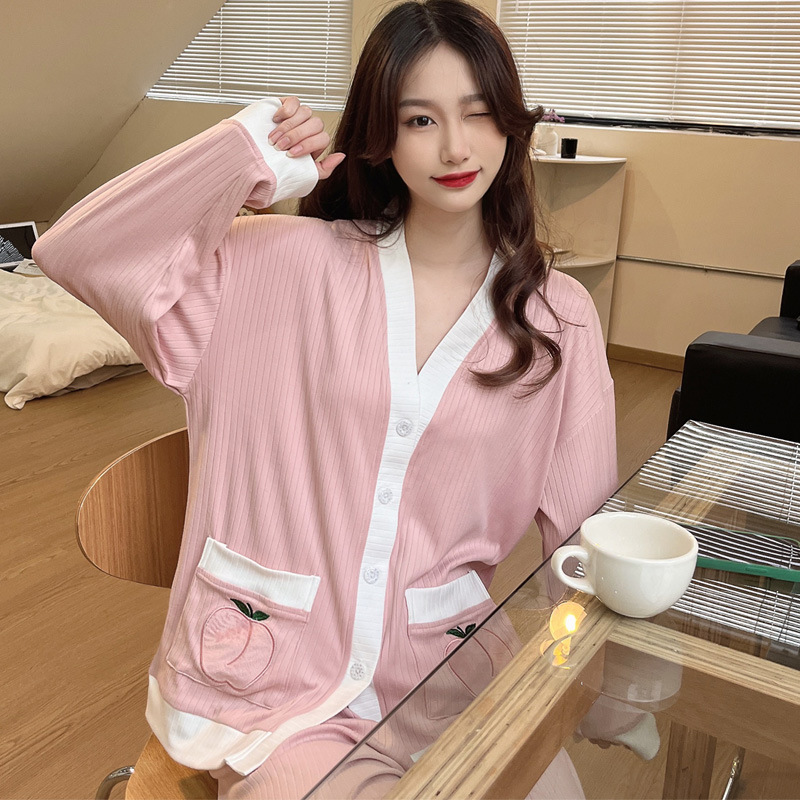 Cotton kimono lovely cardigan 2pcs set for women