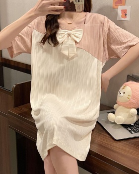Homewear summer night dress cotton pajamas for women