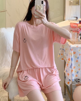 Cotton Casual homewear loose pajamas 2pcs set