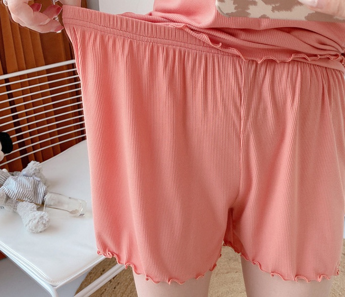 Casual shorts short sleeve pajamas 2pcs set for women