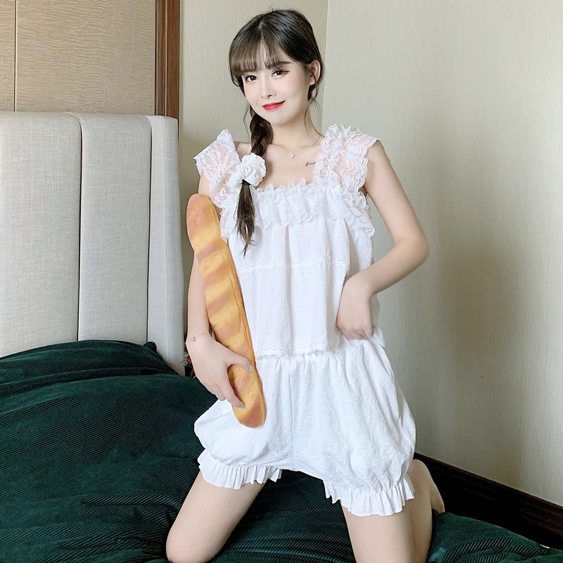 Korean style summer lovely pajamas a set for women