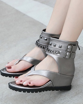 Chain Casual summer sandals slipsole all-match  for women
