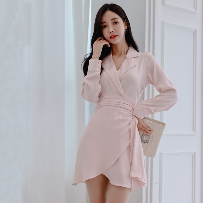 Temperament elegant spring and summer dress fashion slim shirt