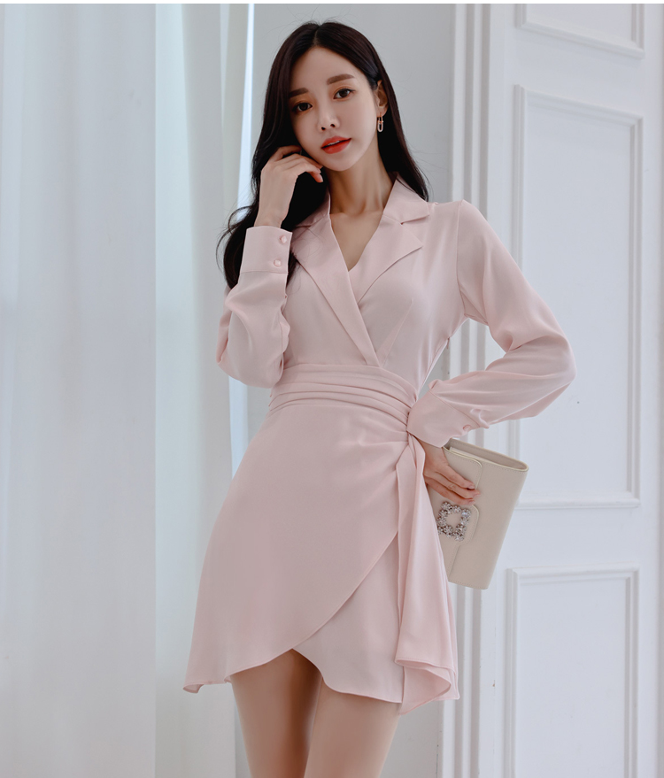 Temperament elegant spring and summer dress fashion slim shirt