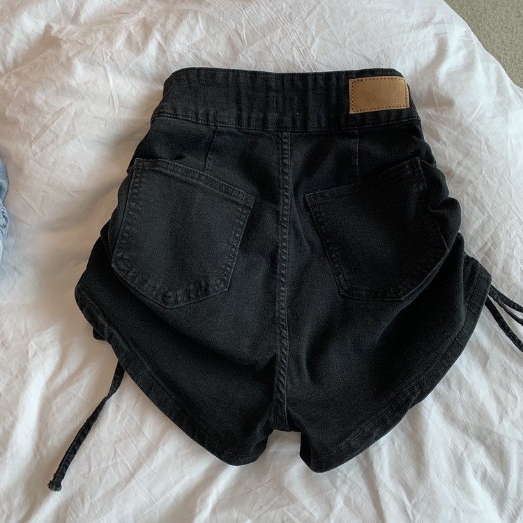 Spicegirl all-match summer shorts slim drawstring jeans