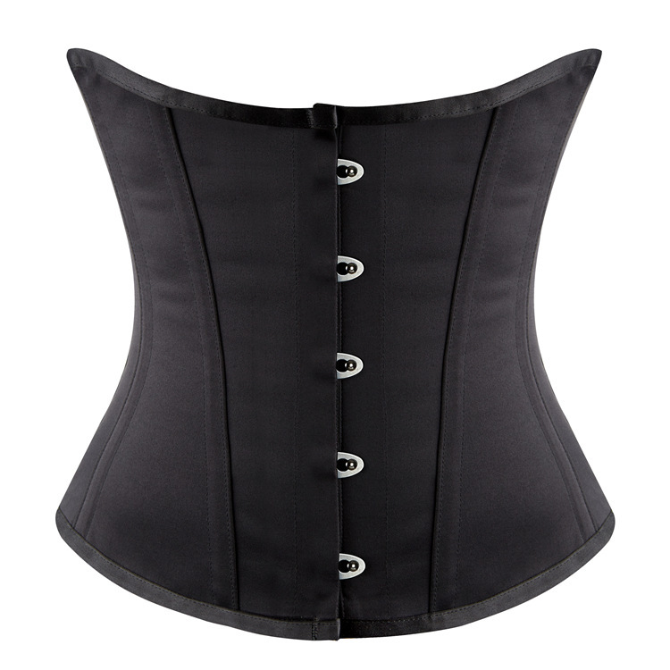 Short hold abdomen body sculpting reinforced corset for women