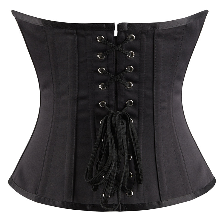 Short hold abdomen body sculpting reinforced corset for women