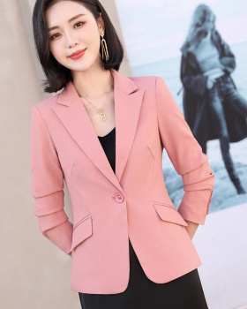 Temperament business suit long sleeve coat for women