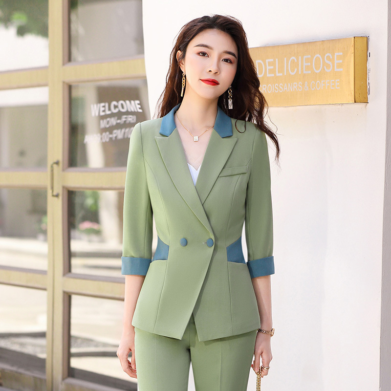 Profession fashion slim business suit a set for women