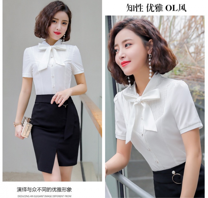 Slim profession Korean style summer shirt for women