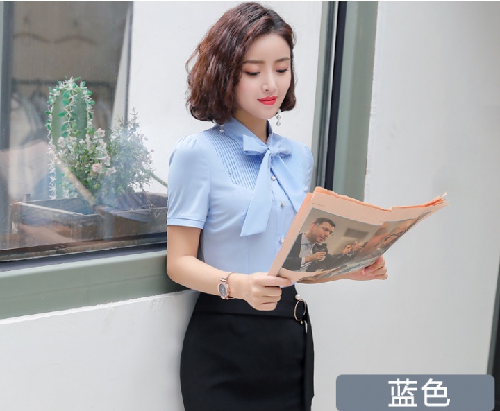 Slim profession Korean style summer shirt for women