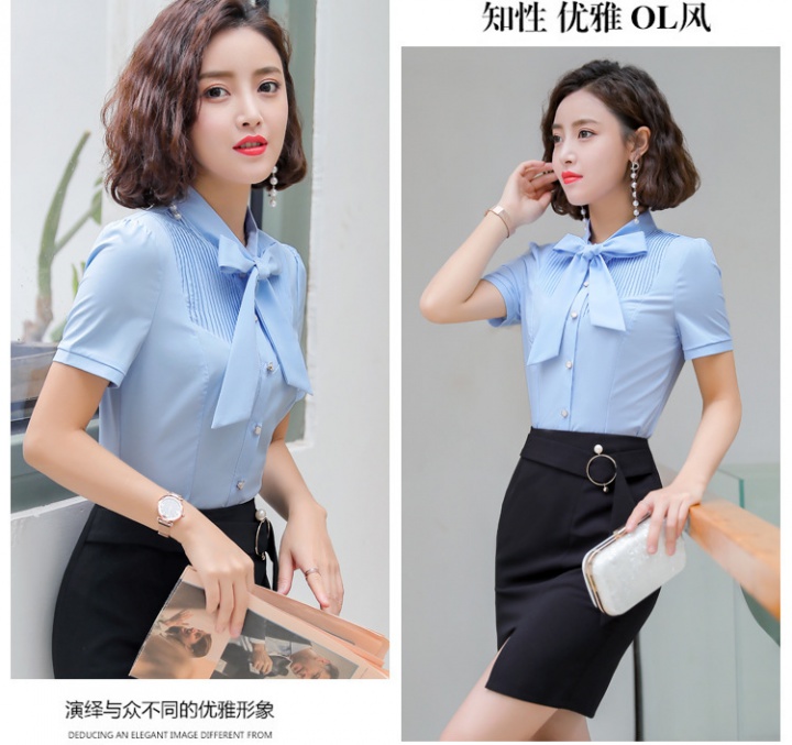 Slim profession Korean style summer shirt for women