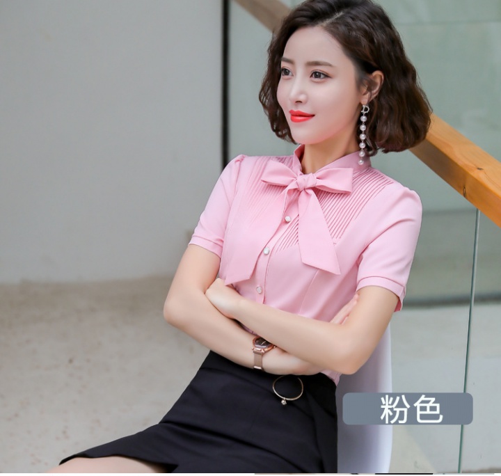 Slim profession Korean style summer shirt for women