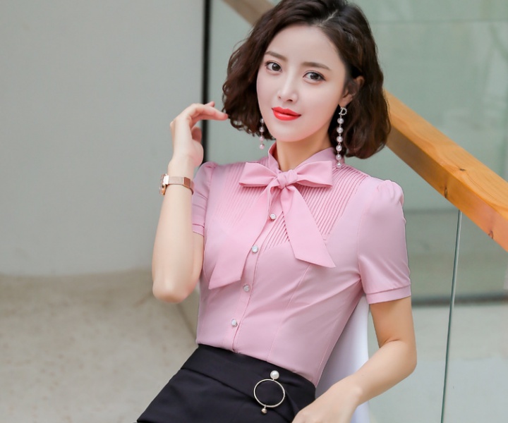 Slim profession Korean style summer shirt for women