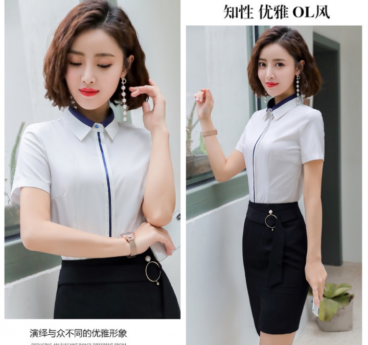 Overalls pure shirt summer work clothing for women