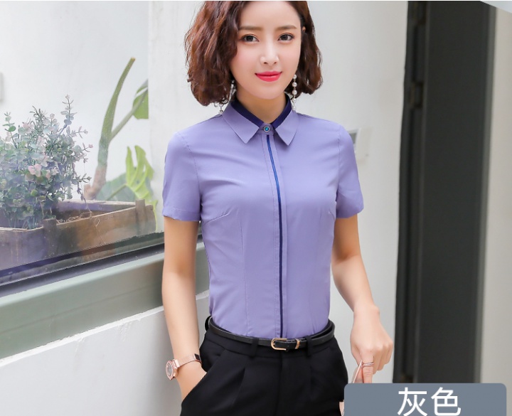 Overalls pure shirt summer work clothing for women