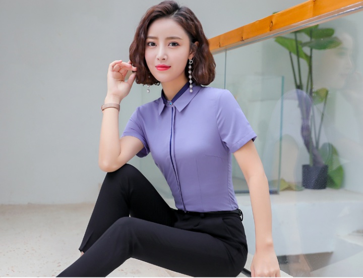 Overalls pure shirt summer work clothing for women