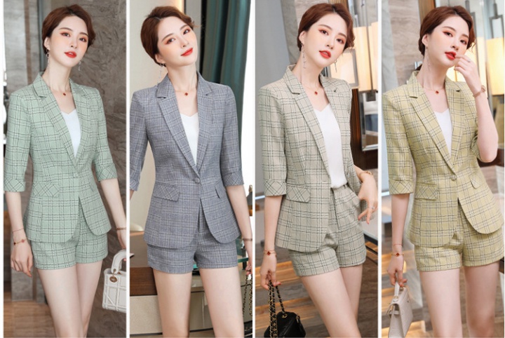 Fashion business suit coat 2pcs set for women