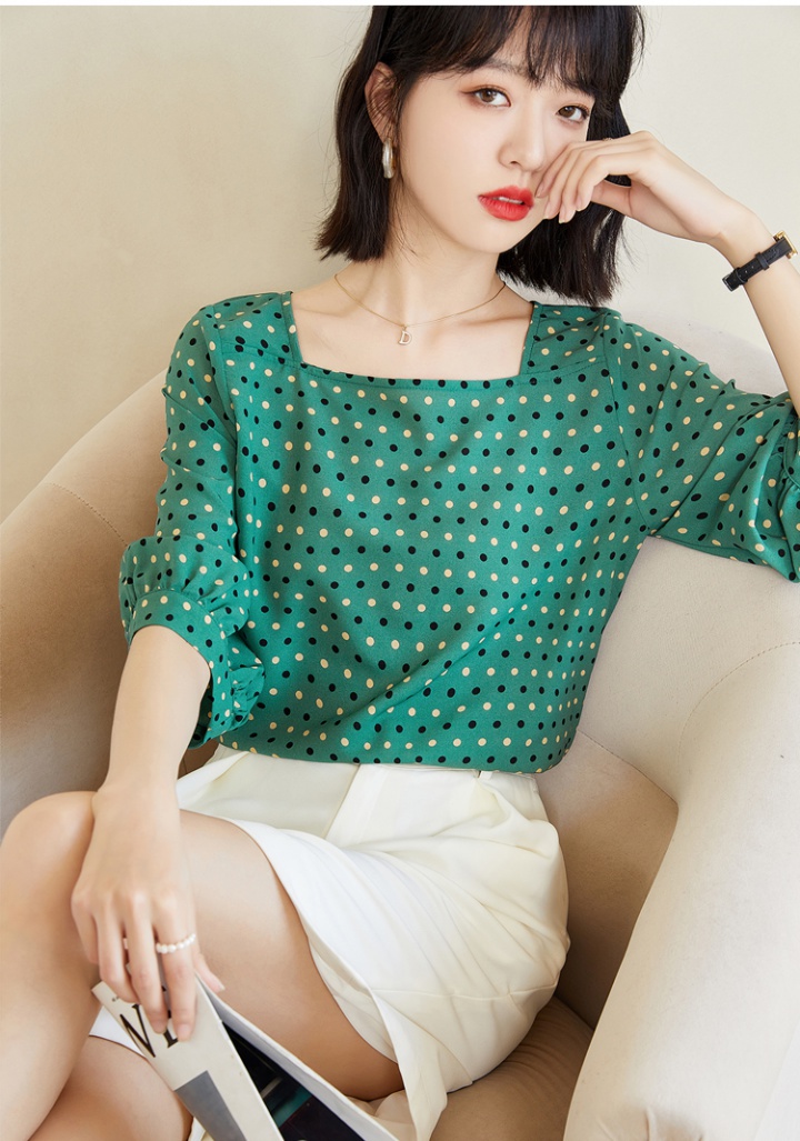 Cover belly summer Western style small shirt for women