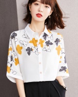 Western style shirt short sleeve tops for women