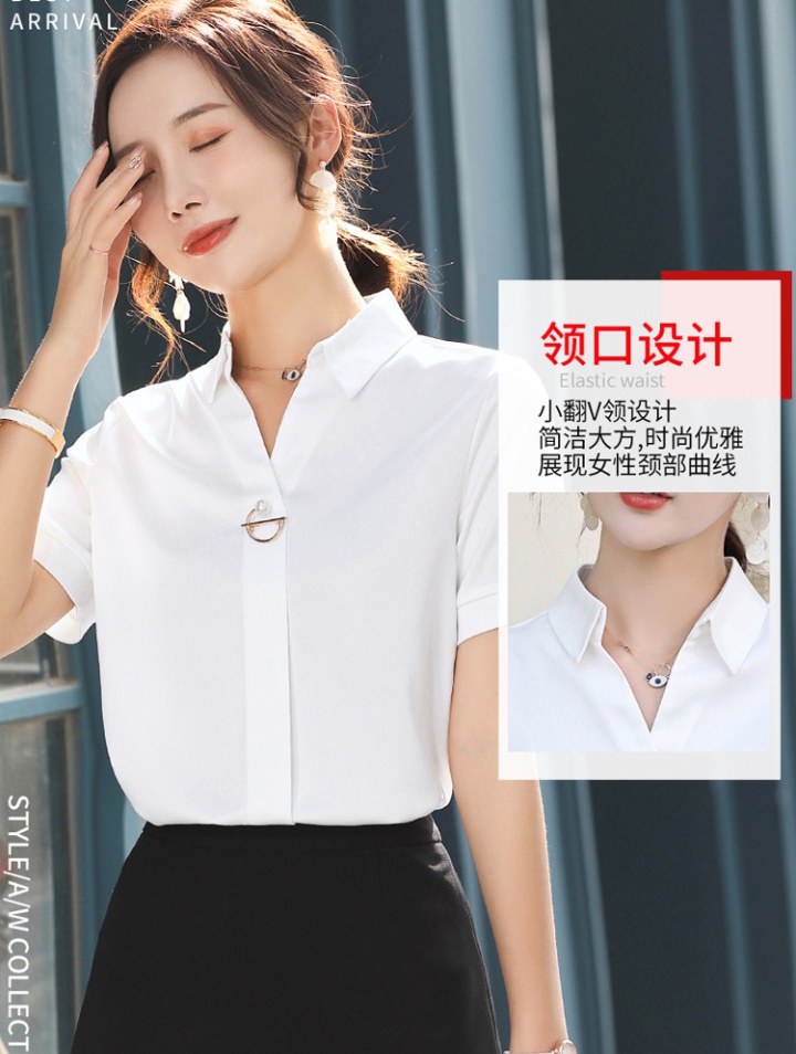 Temperament chiffon shirt shirt for women