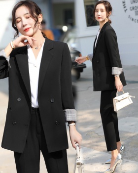 Korean style coat temperament business suit 2pcs set