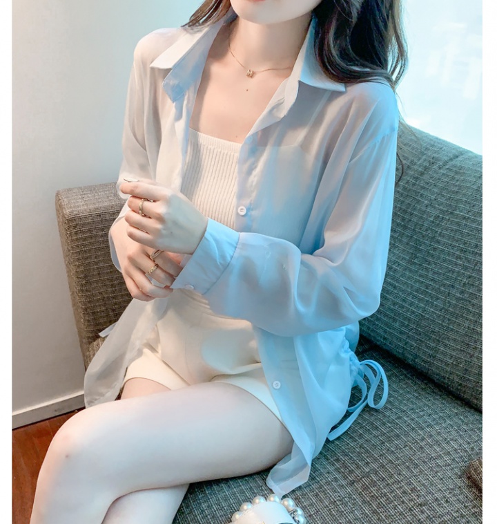 Loose cardigan summer shirt for women