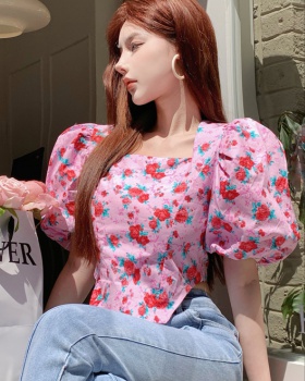 Korean style short sleeve slim loose summer shirt