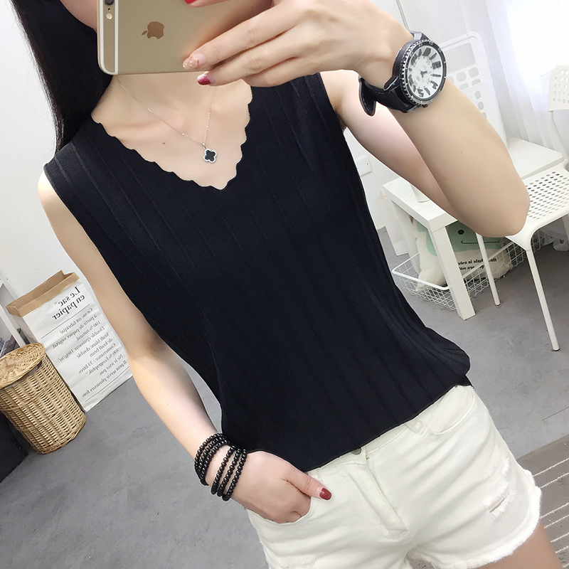 Loose bottoming vest sleeveless T-shirt for women