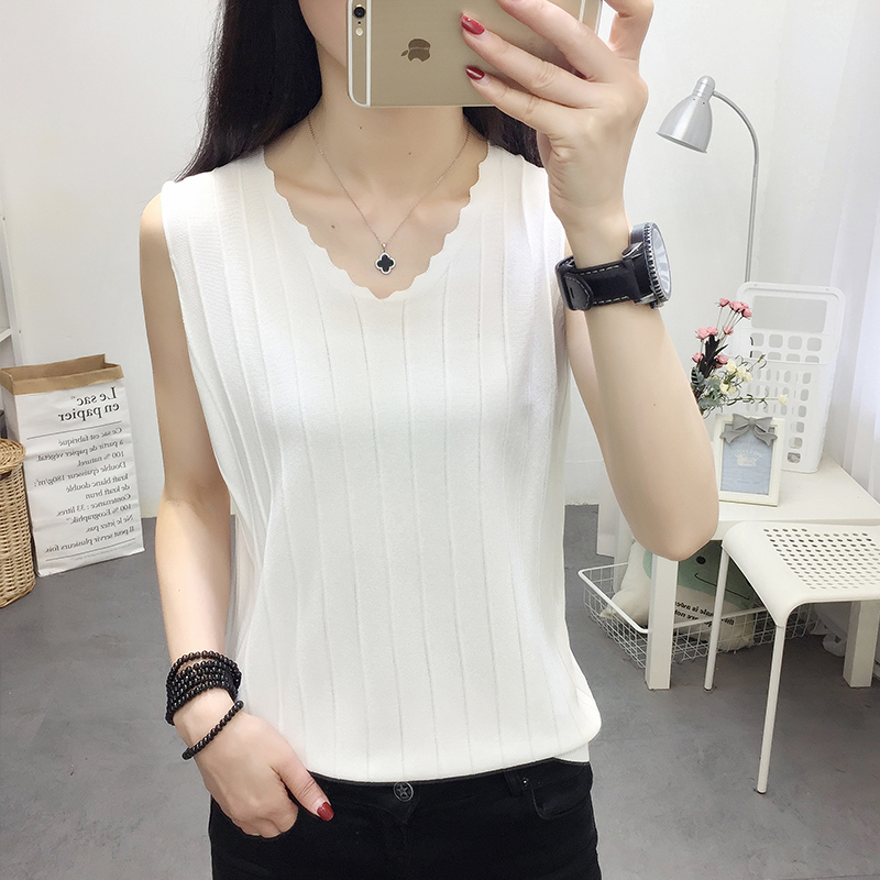 Loose bottoming vest sleeveless T-shirt for women